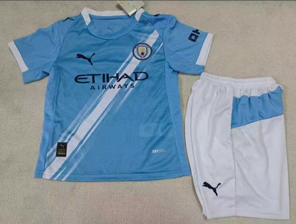 Manchester City Home 2025/2026 Bambino