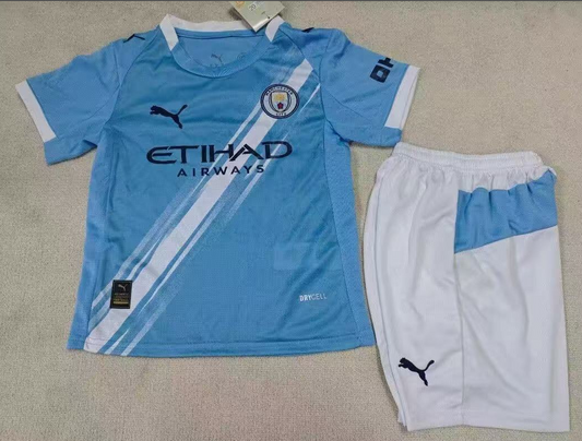 Manchester City Home 2025/2026 Bambino